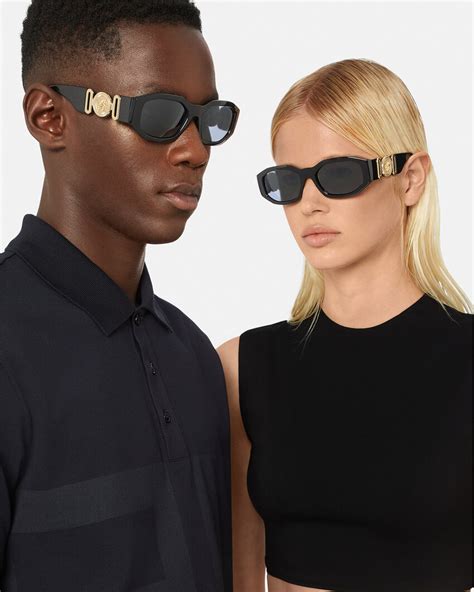 versace black medusa sunglasses|versace medusa sunglasses men's.